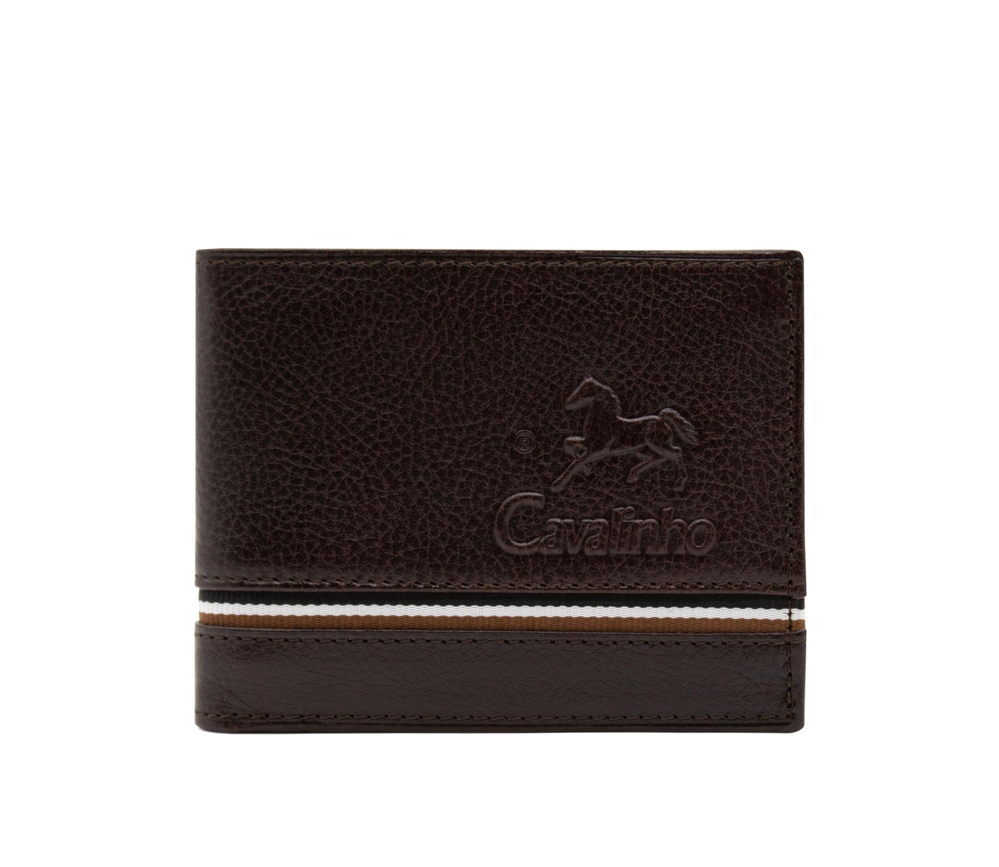 Cavalinho The Sailor Trifold Leather Wallet - Brown - 28150505.02_1