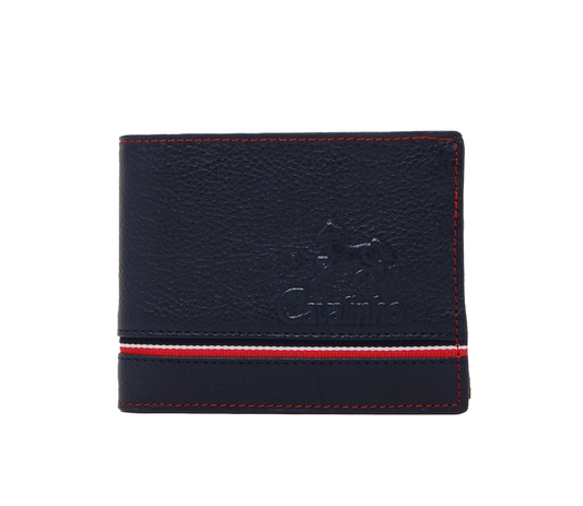 Cavalinho The Sailor Trifold Leather Wallet - Navy - 28150507.22_1