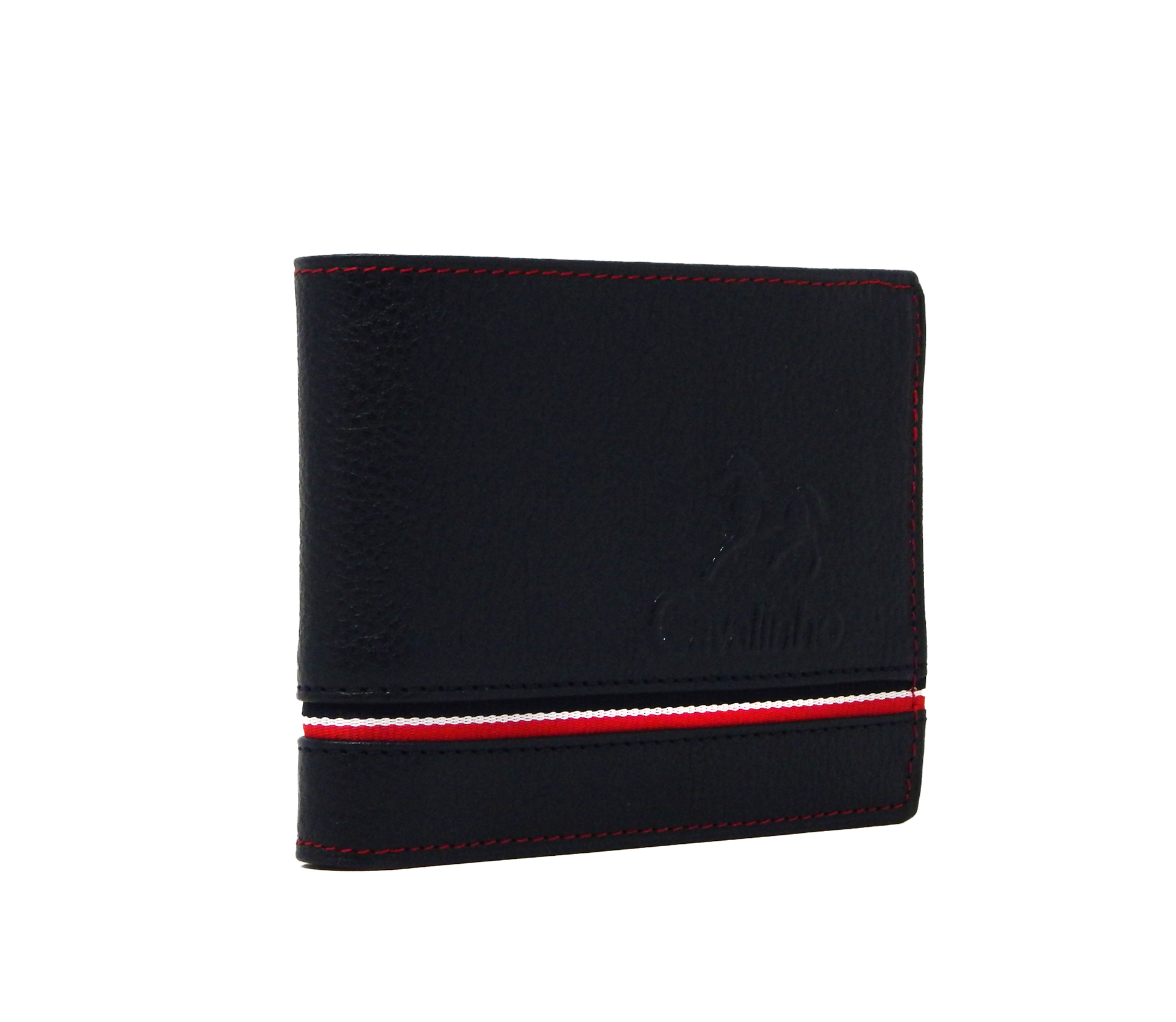 #color_ Navy | Cavalinho The Sailor Trifold Leather Wallet - Navy - 28150507.22_2