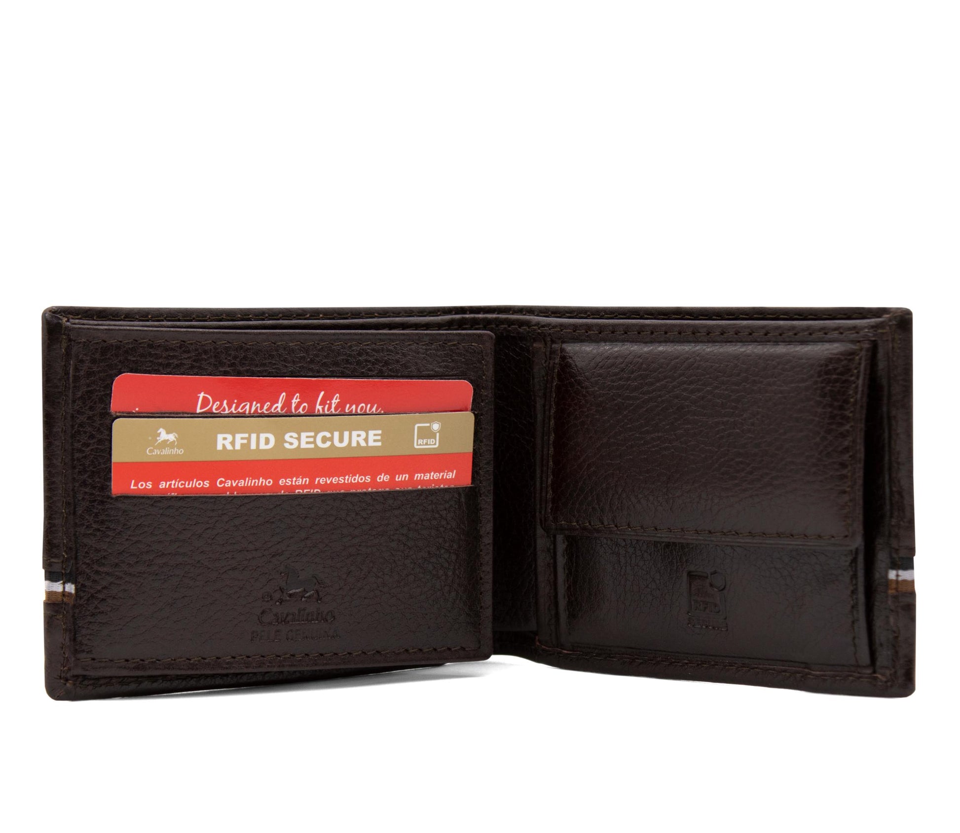 #color_ Brown | Cavalinho The Sailor Trifold Leather Wallet - Brown - 28150517.02_2