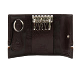 Cavalinho The Sailor Leather Key Holder Wallet SKU 28150535.02 #color_brown