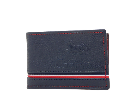 #color_ Navy | Cavalinho The Sailor Bifold Leather Wallet - Navy - 28150585.22_1