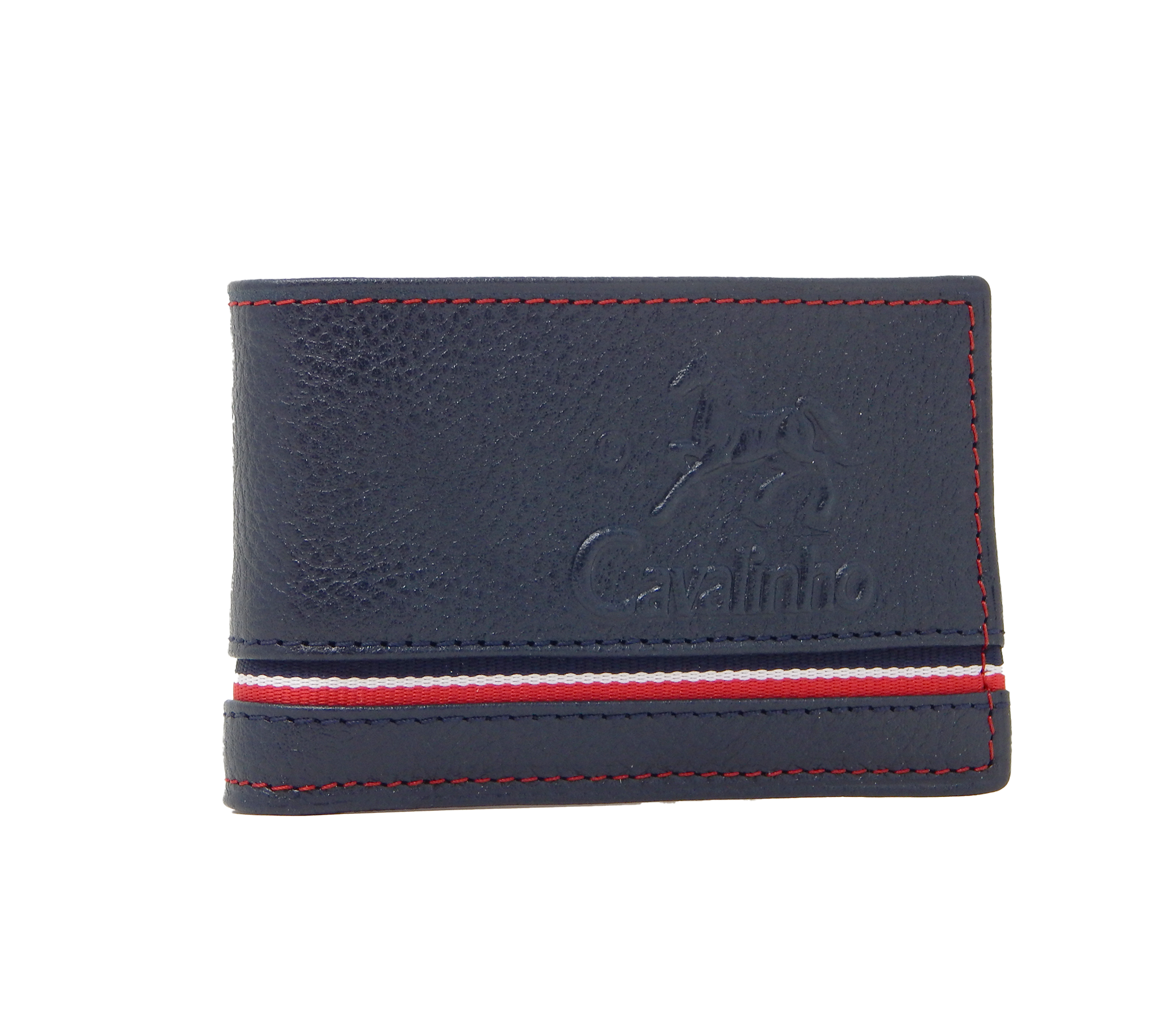#color_ Navy | Cavalinho The Sailor Bifold Leather Wallet - Navy - 28150585.22_2