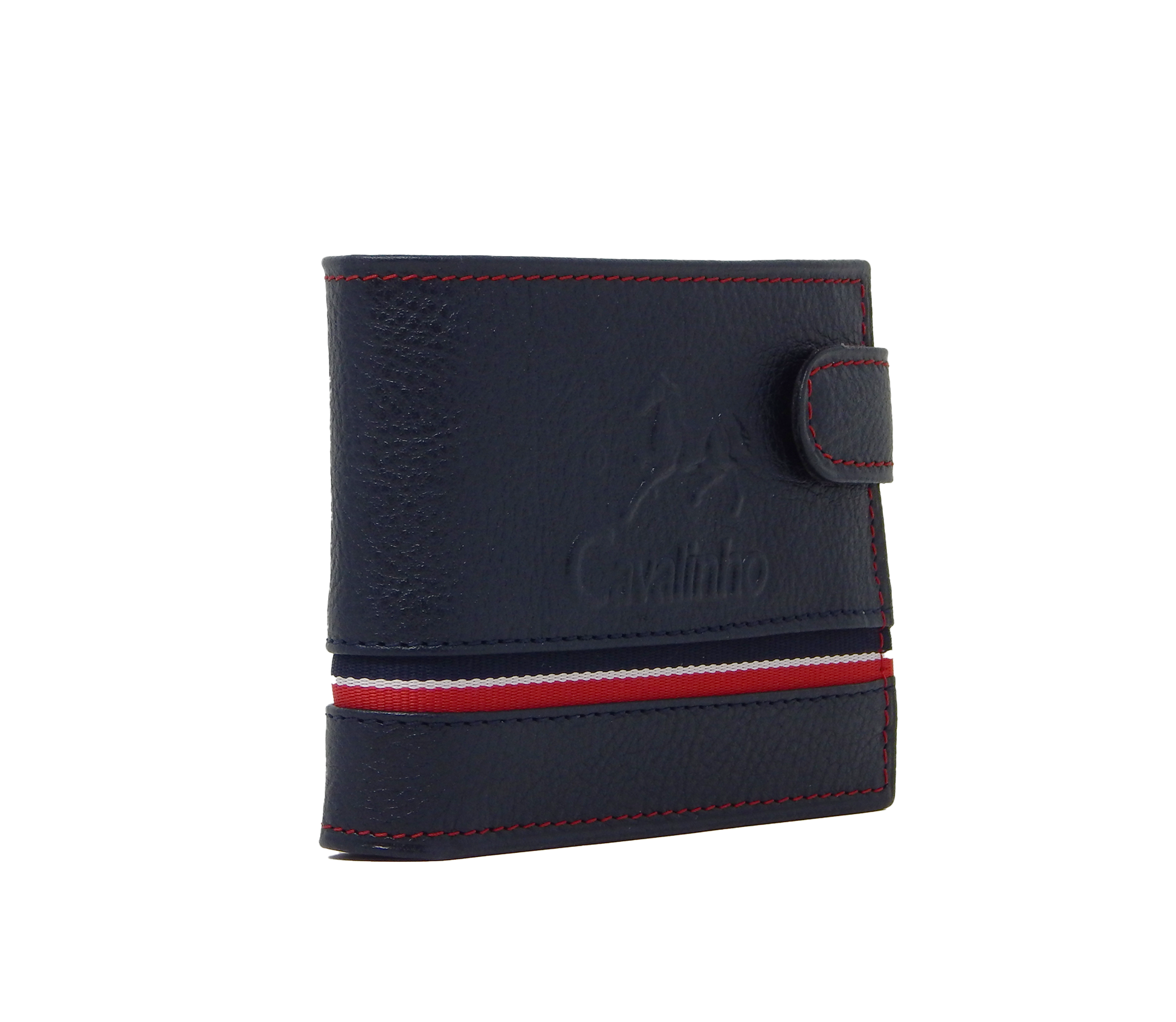 #color_ Navy | Cavalinho The Sailor Bifold Leather Wallet - Navy - 28150588.22_2