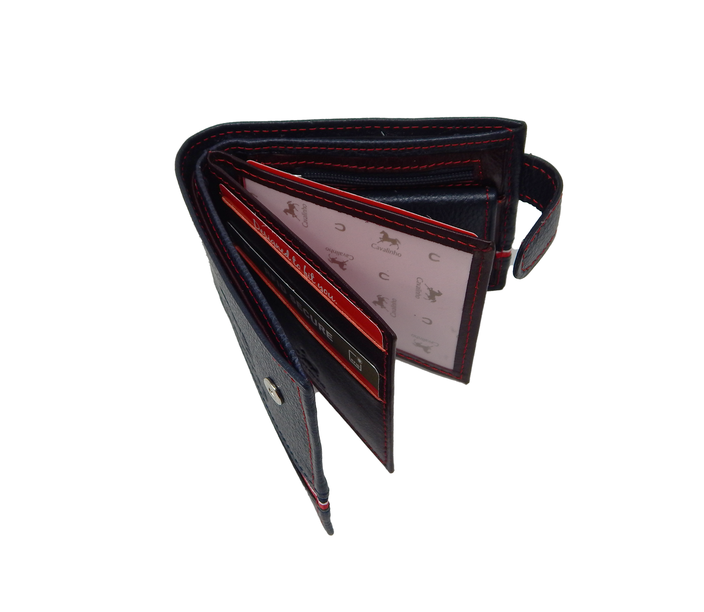 #color_ Navy | Cavalinho The Sailor Bifold Leather Wallet - Navy - 28150588.22_7