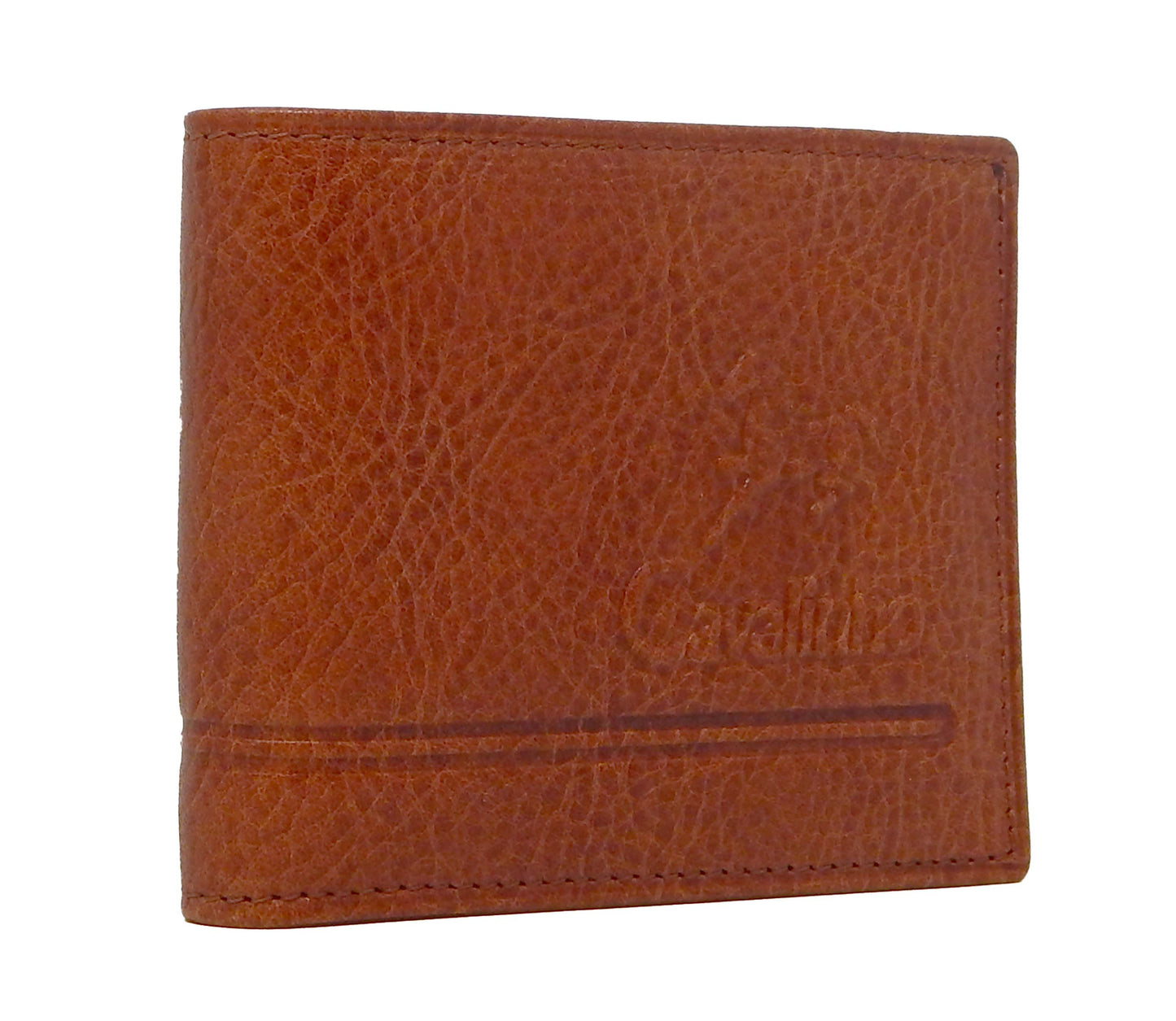 Cavalinho Men's Leather Trifold Leather Wallet - SaddleBrown - 28160529.13.99_2