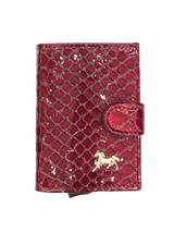 Cavalinho Gallop Bifold Pop Up Slim Patent Leather Wallet SKU 28170022.04 #color_red