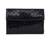 Cavalinho Gallop Patent Leather Wallet for Women SKU 28170202.01 #color_Black