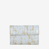 Cavalinho Gallop Beige Pearl Patent Leather Wallet for Women SKU 28170202.31 #color_Beige / White