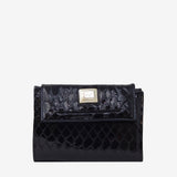 Cavalinho Gallop Patent Black Leather Wallet SKU 28170204.01 #color_black