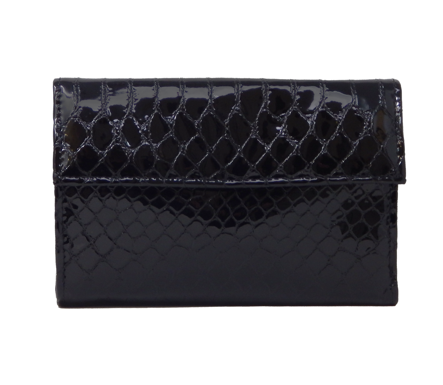 Cavalinho Galope Patent Leather Wallet - Black - 28170204.01_3