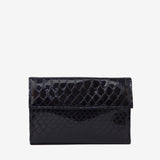 Cavalinho Gallop Patent Black Leather Wallet SKU 28170204.01 #color_black