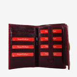 Cavalinho Gallop Patent Red Leather Wallet SKU 28170204.04 #color_red