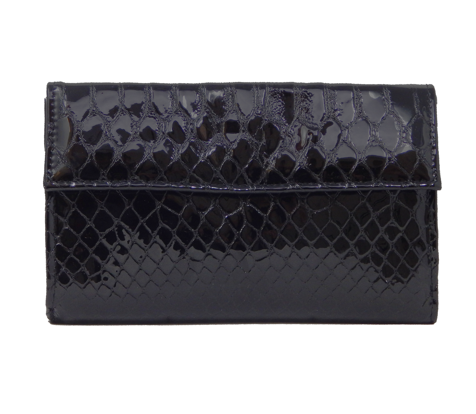 Cavalinho Galope Patent Leather Wallet - Black - 28170206.01_3
