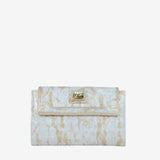 Cavalinho Gallop Patent Leather Wallet for Women SKU 28170206.31 #color_Beige / White