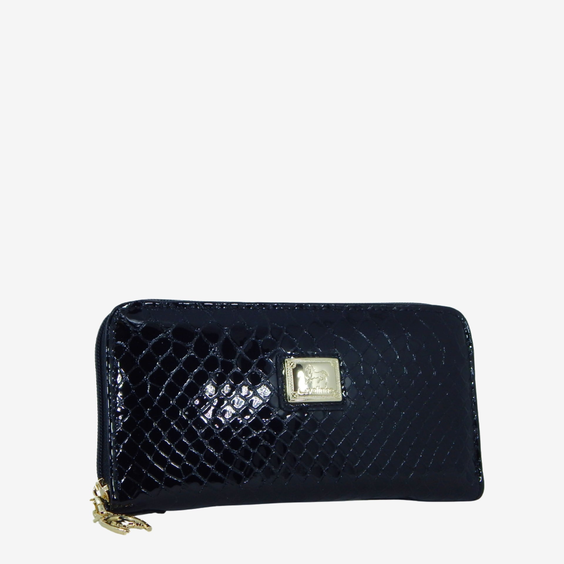 Cavalinho Gallop Black Leather Wristlet Wallet SKU 28170212.01 #color_Black