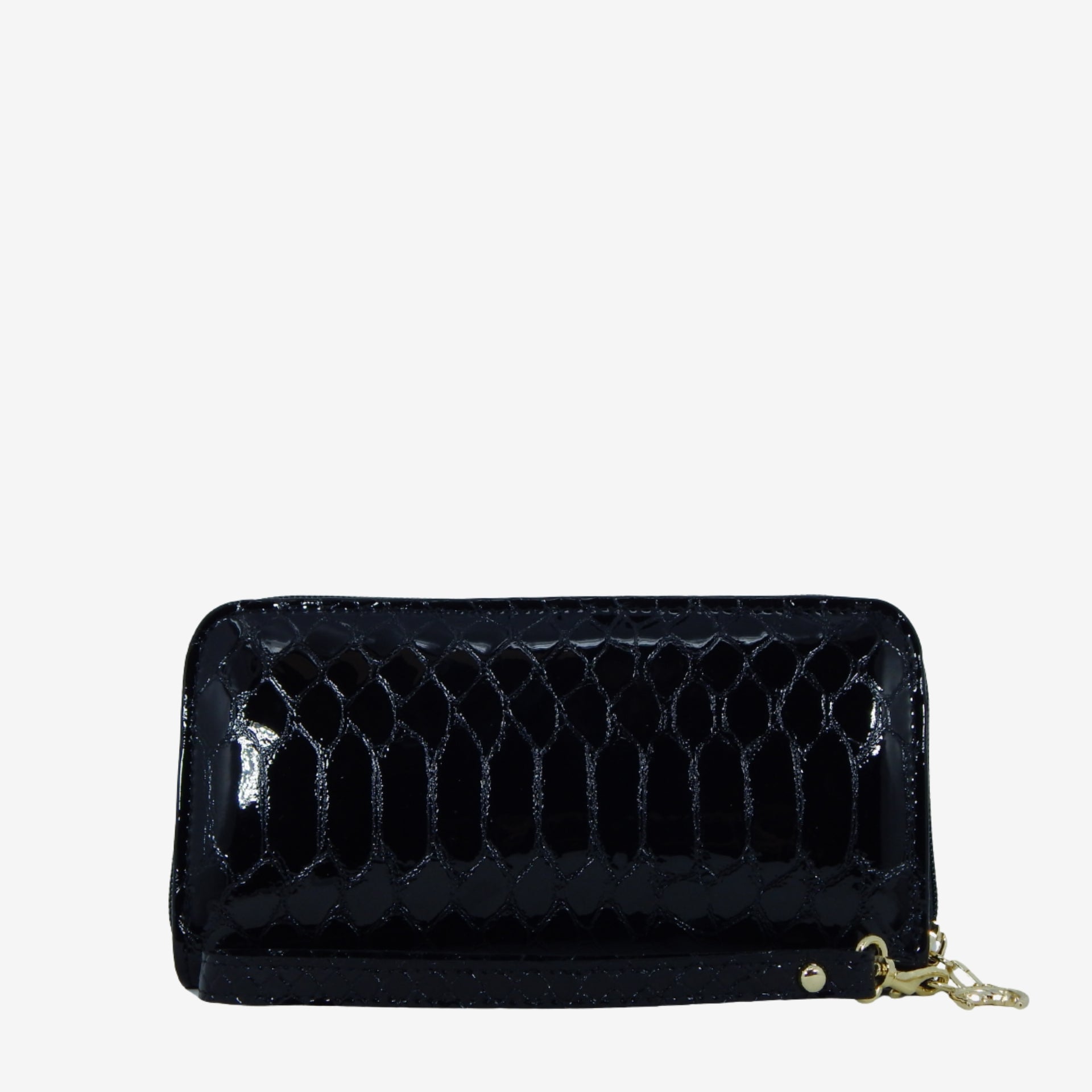Cavalinho Gallop Black Leather Wristlet Wallet SKU 28170212.01 #color_Black