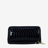 Cavalinho Gallop Black Leather Wristlet Wallet SKU 28170212.01 #color_Black