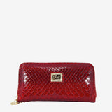 Cavalinho Gallop Red Leather Wristlet Wallet SKU 28170212.04 #color_Red