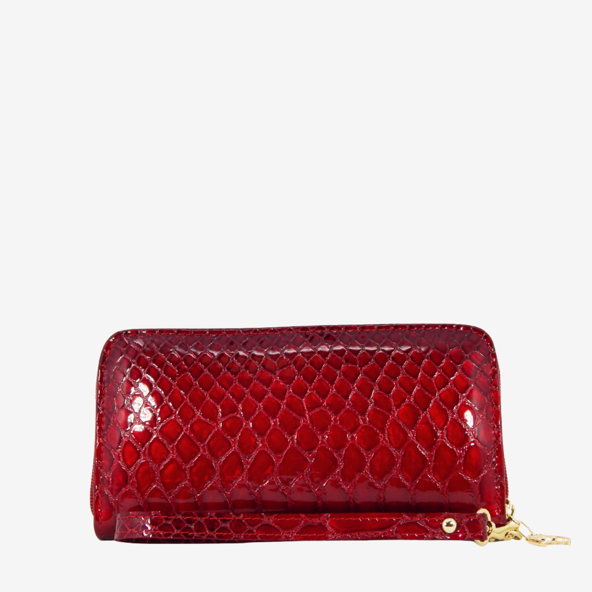 Cavalinho Gallop Red Leather Wristlet Wallet SKU 28170212.04 #color_Red