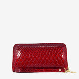 Cavalinho Gallop Red Leather Wristlet Wallet SKU 28170212.04 #color_Red