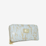 Cavalinho Gallop Pearl Leather Wristlet Wallet SKU 28170212.31 #color_Beige / White