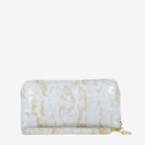 Cavalinho Gallop Pearl Leather Wristlet Wallet SKU 28170212.31 #color_Beige / White