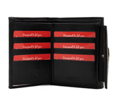 Cavalinho Gallop Patent Leather Wallet for Women SKU 28170215.01 #color_Black