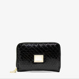 Cavalinho Gallop Black Patent Leather Card Holder Wallet for Women SKU 28170217.01 #color_Black