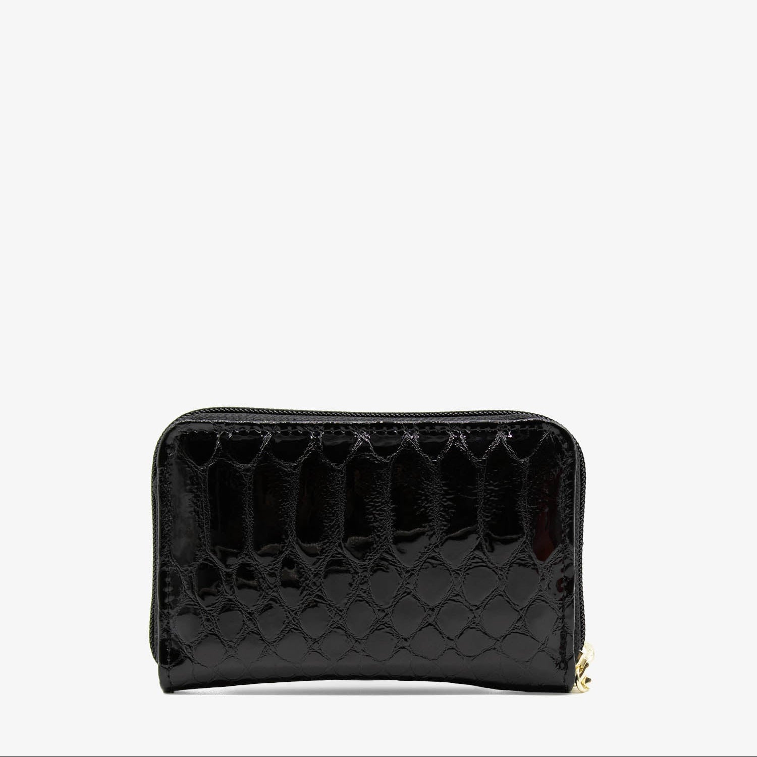 Cavalinho Gallop Black Patent Leather Card Holder Wallet for Women SKU 28170217.01 #color_Black