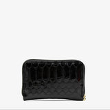 Cavalinho Gallop Black Patent Leather Card Holder Wallet for Women SKU 28170217.01 #color_Black