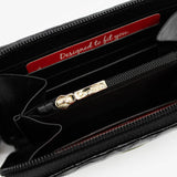 Cavalinho Gallop Black Patent Leather Card Holder Wallet for Women SKU 28170217.01 #color_Black