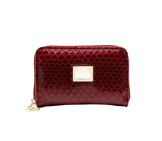 #color_ Red | Cavalinho Gallop Patent Leather Card Holder Wallet - Red - 28170217.04_1
