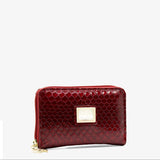Cavalinho Gallop Red Patent Leather Card Holder Wallet for Women SKU 28170217.04 #color_Red