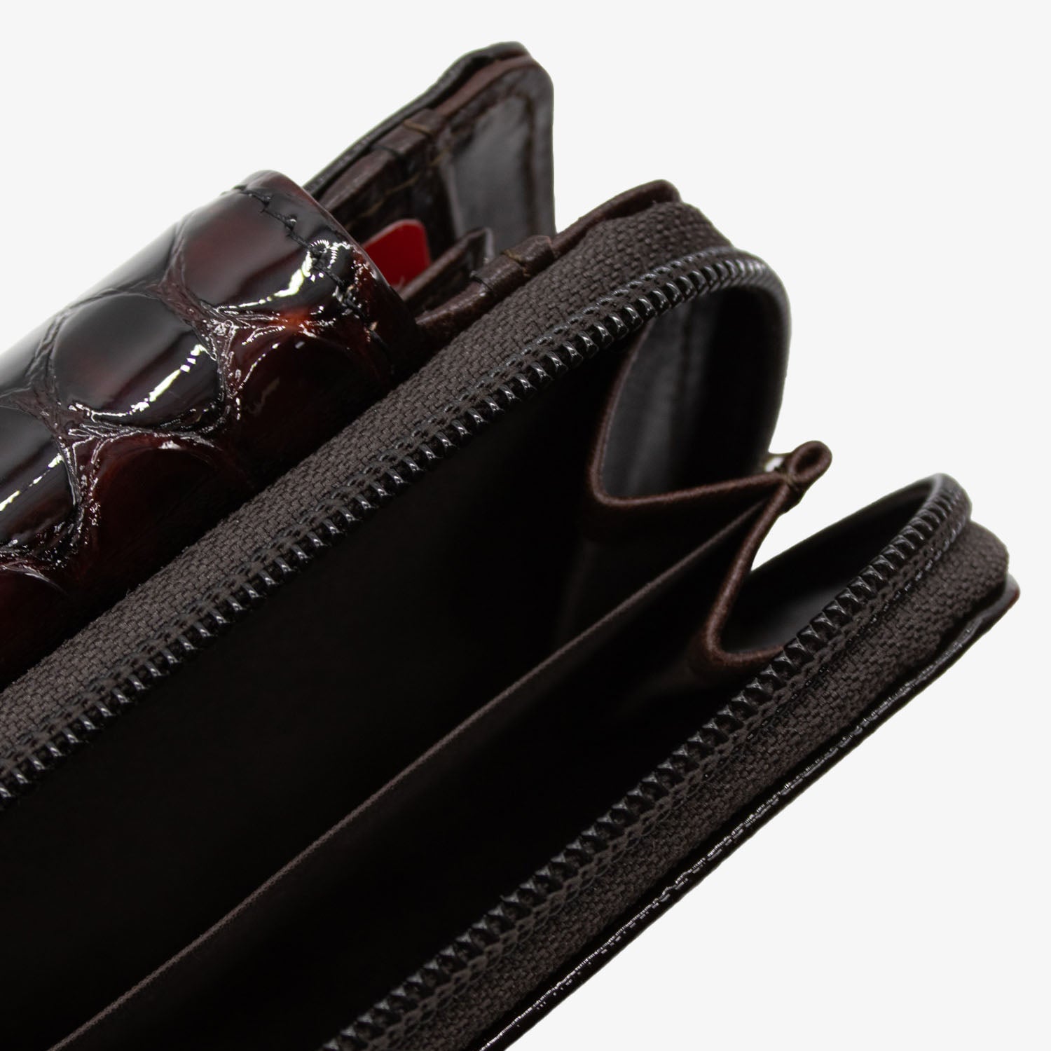 Gallop Patent Leather Wallet SKU 28170218.02 #color_brown