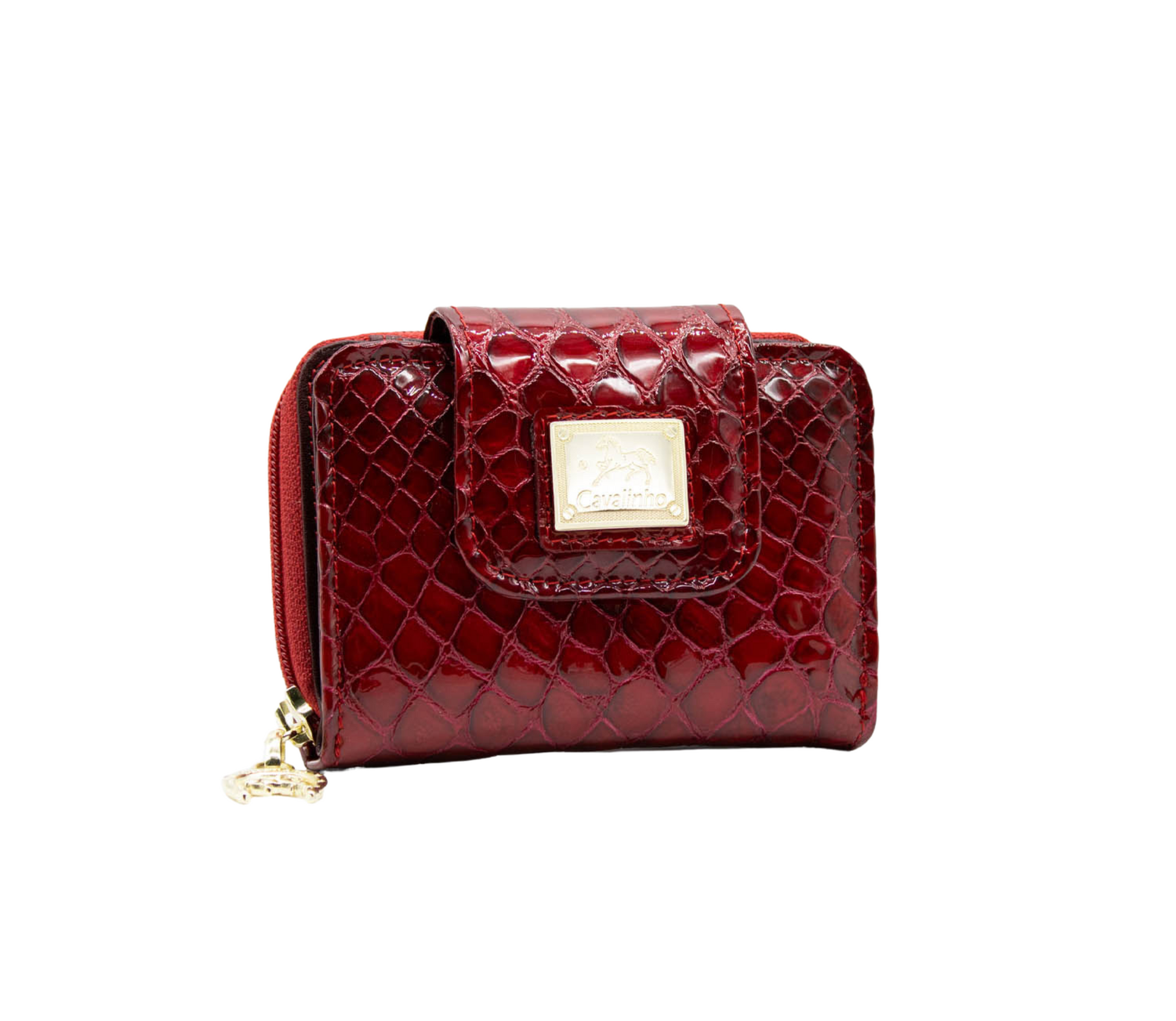 #color_ Red | Cavalinho Gallop Patent Leather Wallet - Red - 28170218.04_2