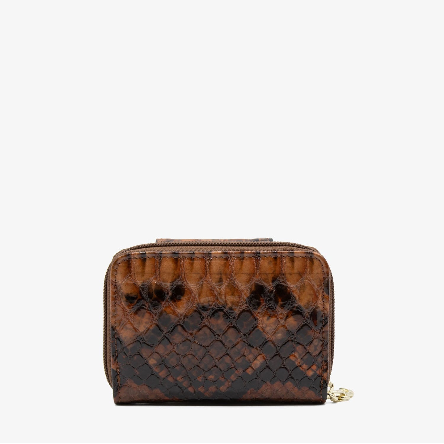 Gallop Patent Leather Wallet SKU 28170218.13 #color_saddlebrown