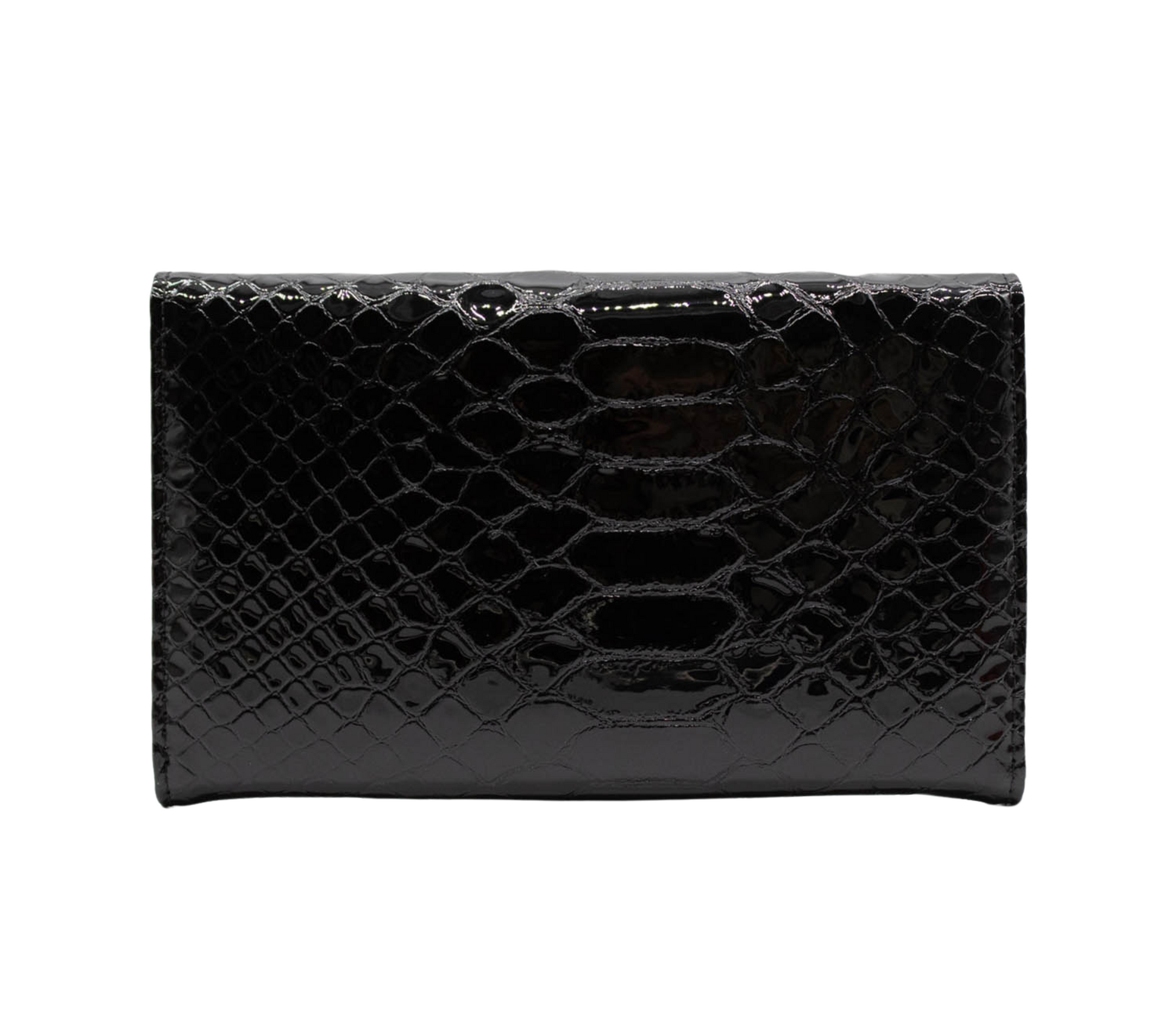 #color_ Black | Cavalinho Gallop Patent Leather Wallet - Black - 28170225.01_3