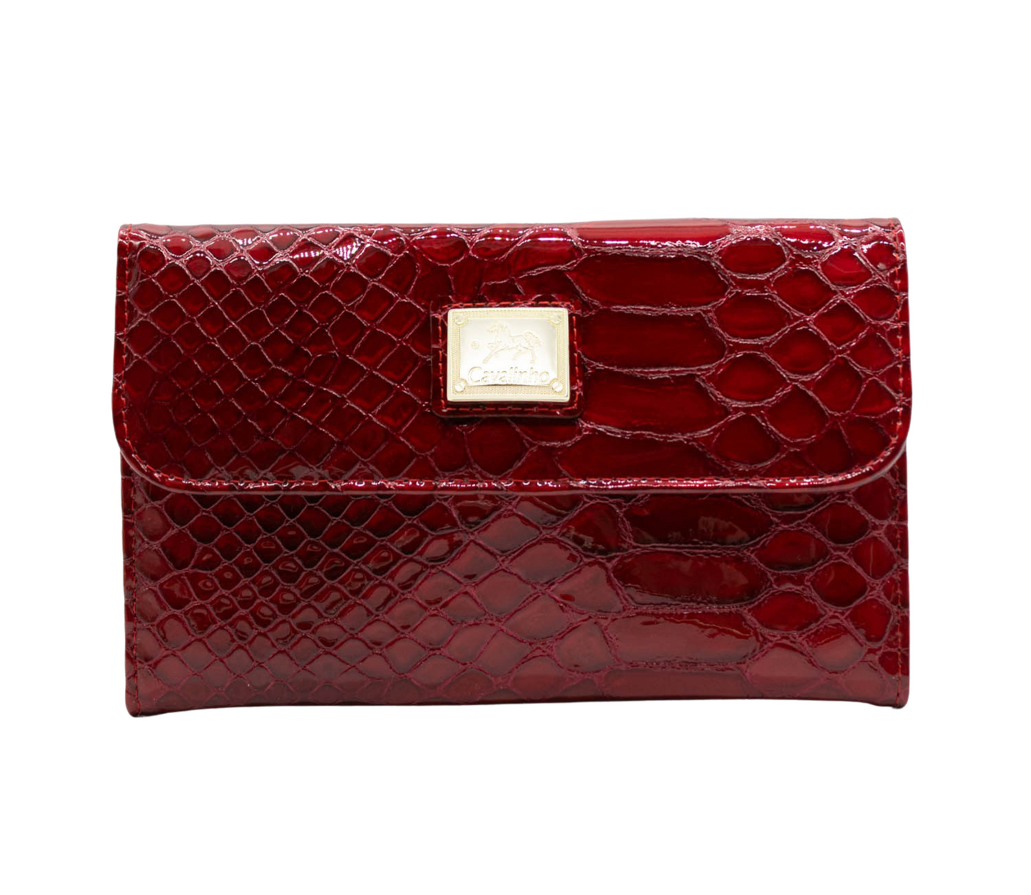 #color_ Red | Cavalinho Gallop Patent Leather Wallet - Red - 28170225.04_1