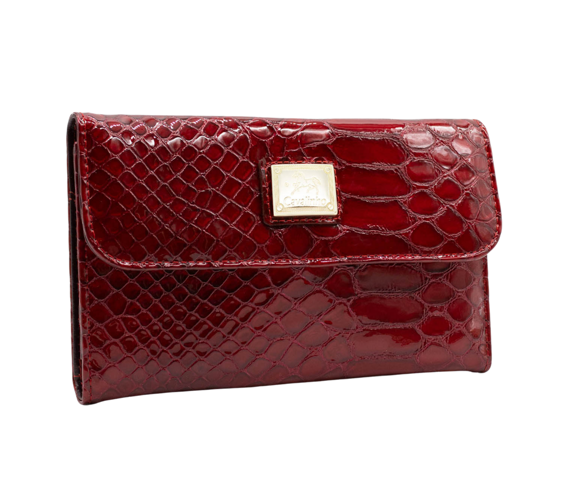 #color_ Red | Cavalinho Gallop Patent Leather Wallet - Red - 28170225.04_2