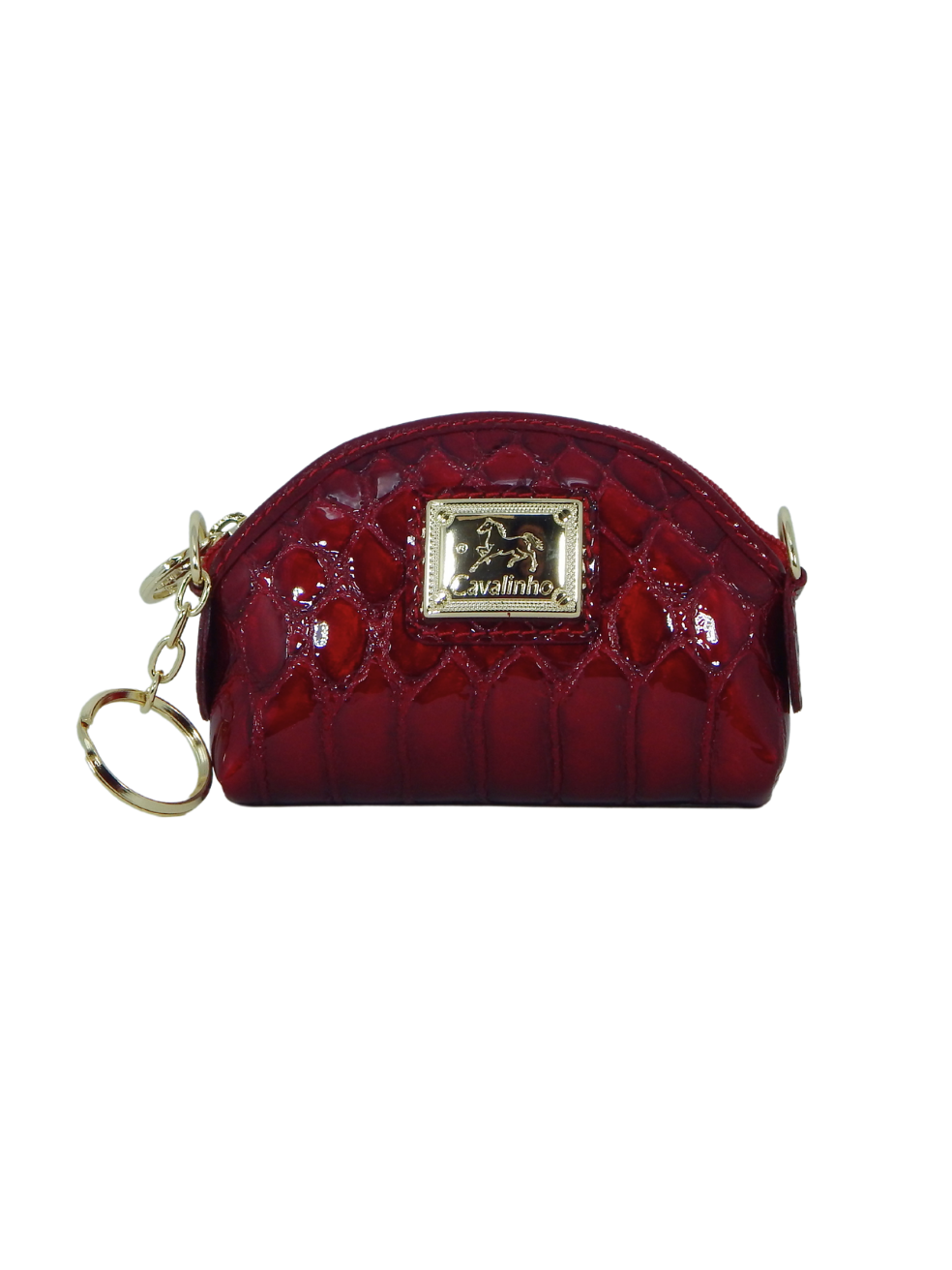 Cavalinho Gallop Patent Leather Change Purse for Women SKU 28170251.04 #color_red