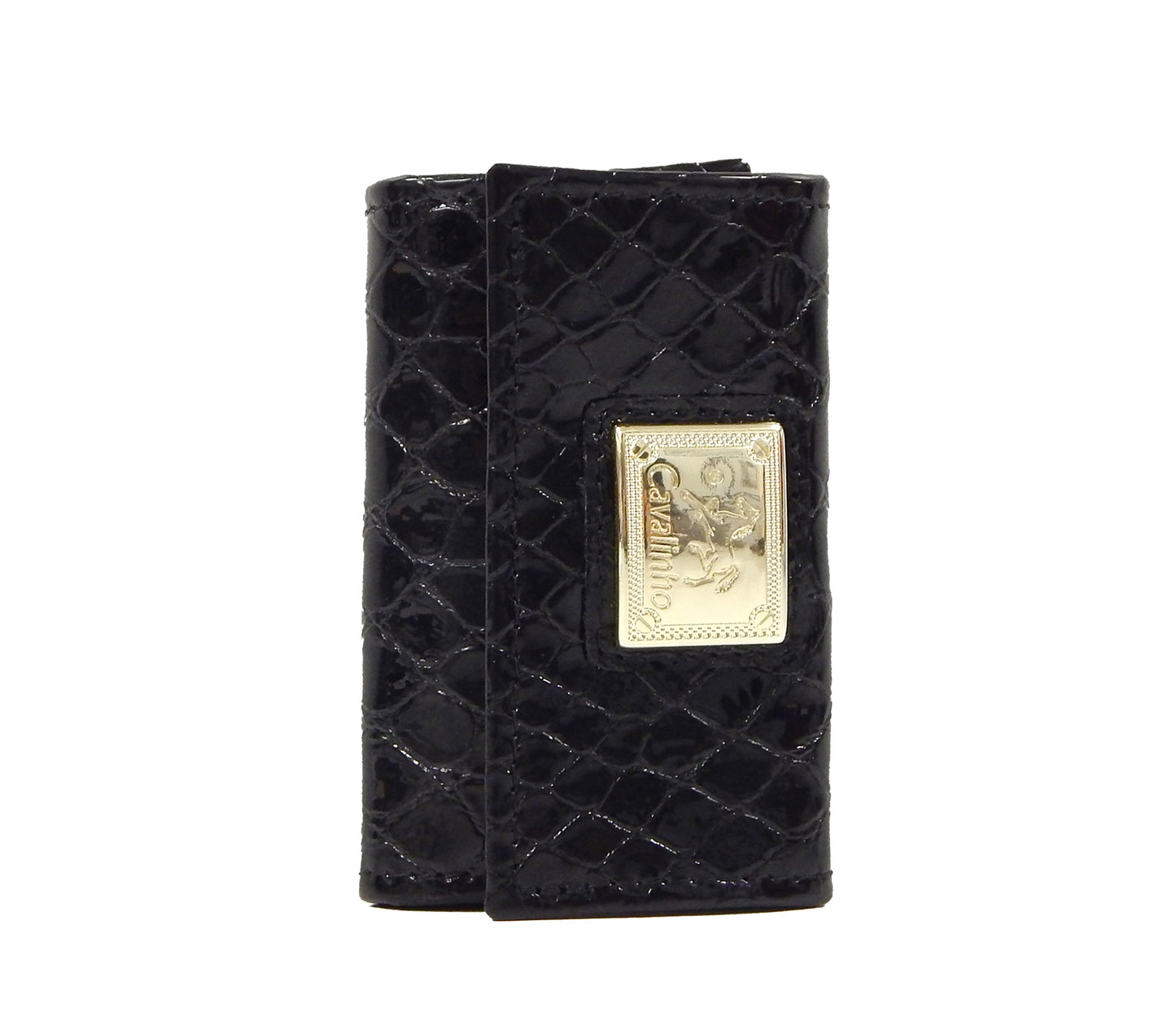 #color_ Black | Cavalinho Gallop Patent Leather Key Holder Wallet - Black - 28170257.01.99_1
