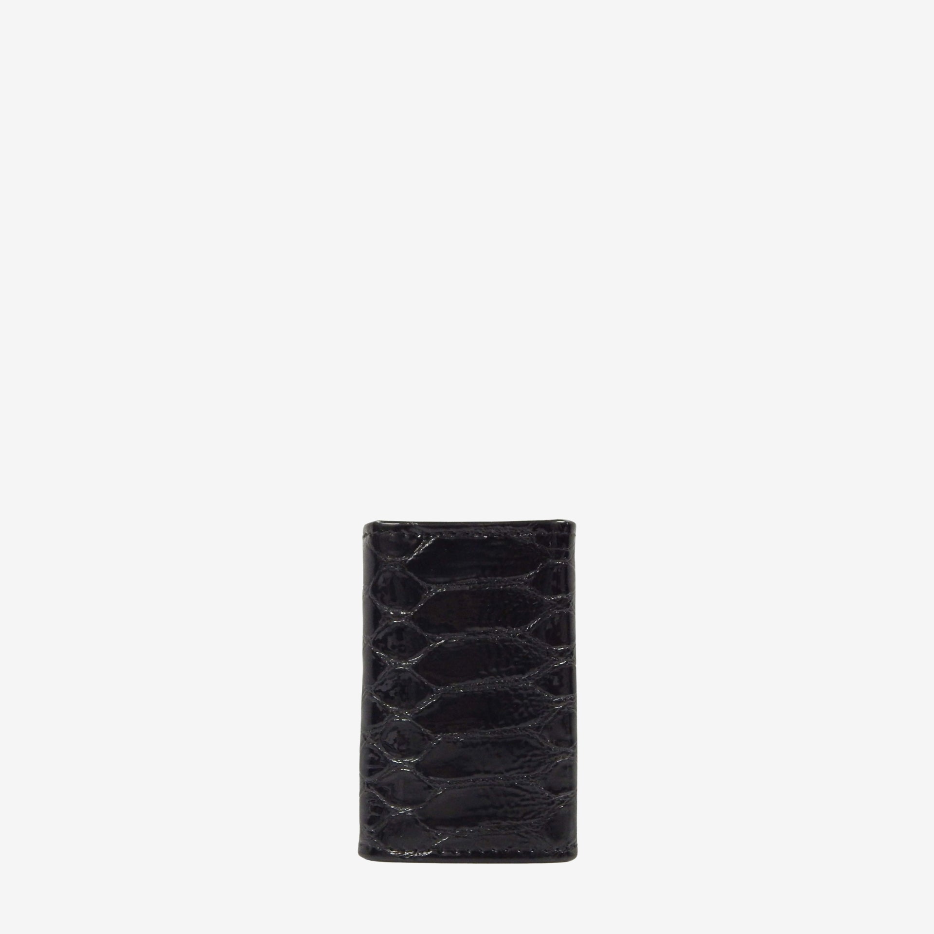 Cavalinho Gallop Patent Leather Key Holder Wallet 28170257.01 #color_Black