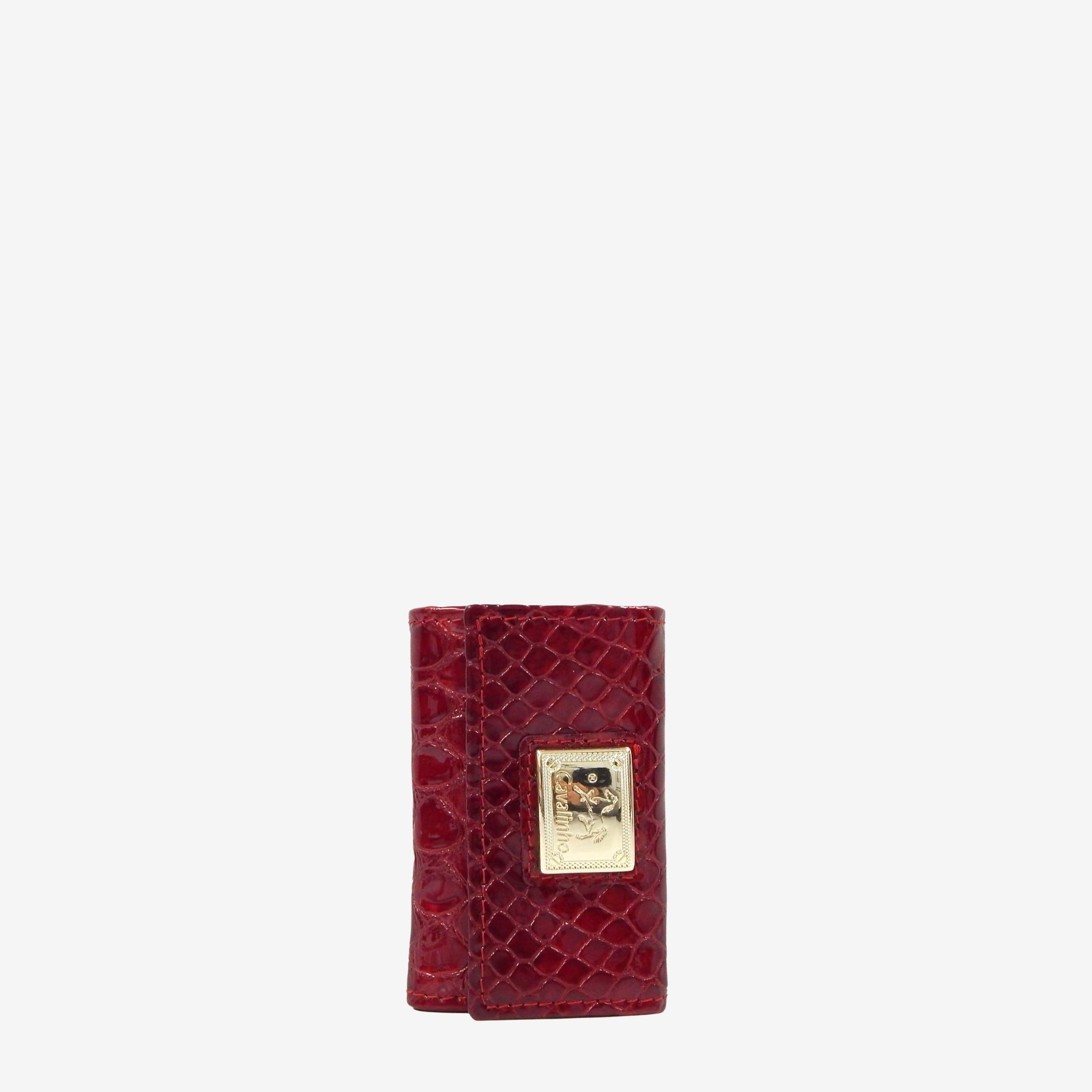 Cavalinho Gallop Patent Leather Key Holder Wallet 28170257.04 #color_Red