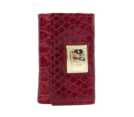 Cavalinho Galope Patent Leather Key Holder Wallet - Red - 28170257.04.99_1