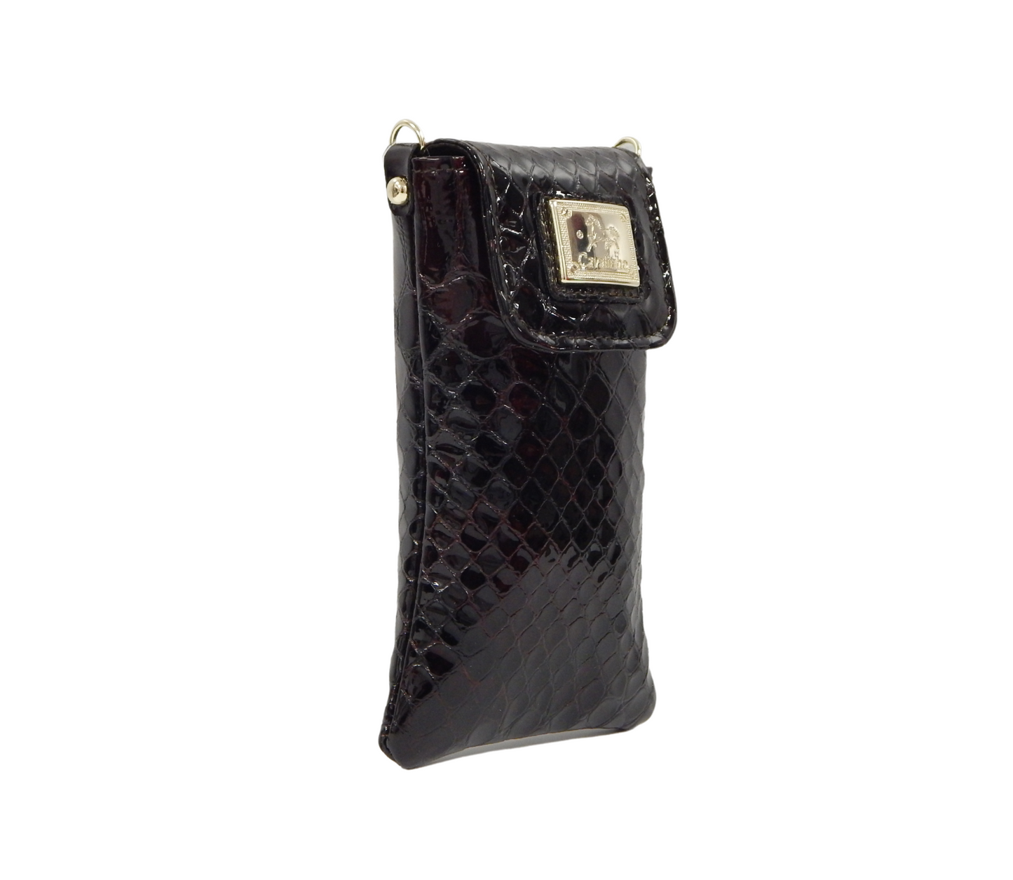 Cavalinho Galope Patent Leather Phone Purse - Beige - 28170267.02_2
