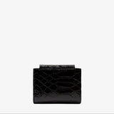 Cavalinho Gallop Black Mini Leather Wallet SKU 28170272.01 #color_Black