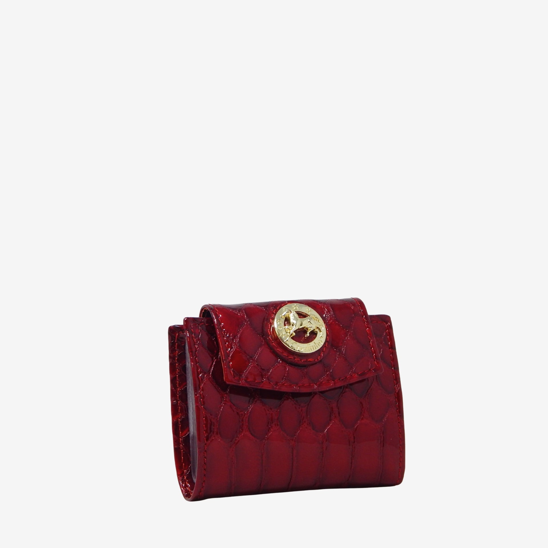 Cavalinho Gallop Red Mini Leather Wallet SKU 28170272.04 #color_Red