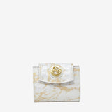 Cavalinho Gallop Pearl Mini Leather Wallet SKU 28170272.31 #color_Beige / White