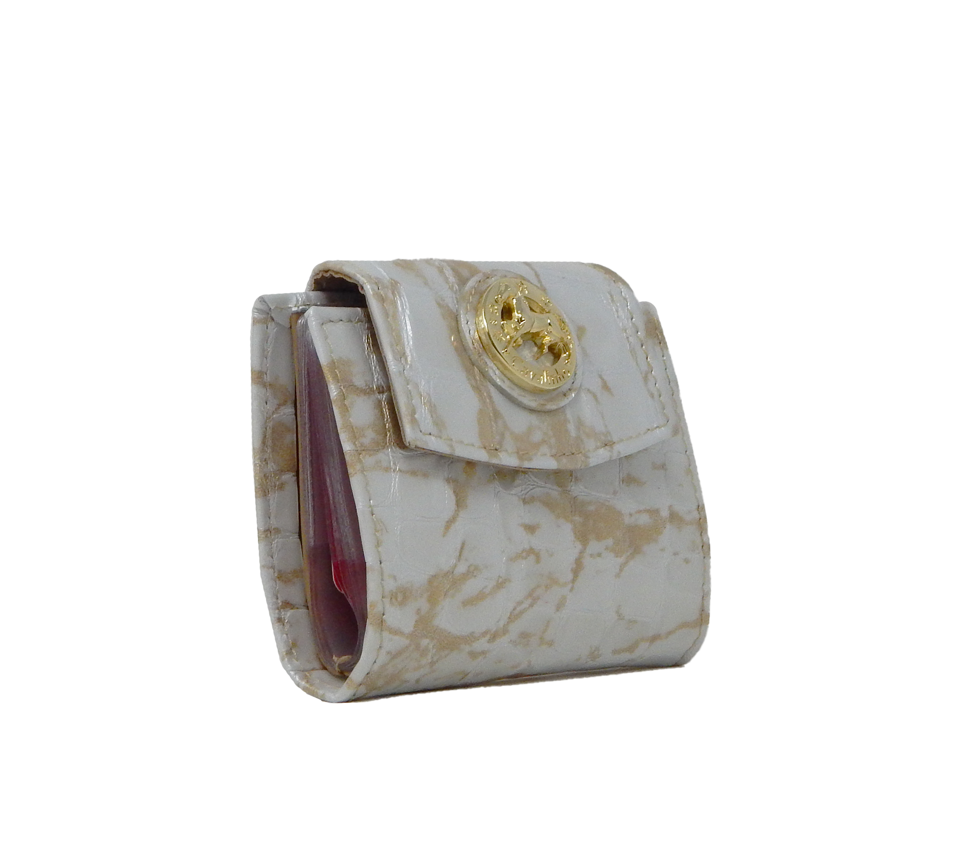 Cavalinho Gallop Mini Leather Wallet - Beige / White - 28170272.31_2